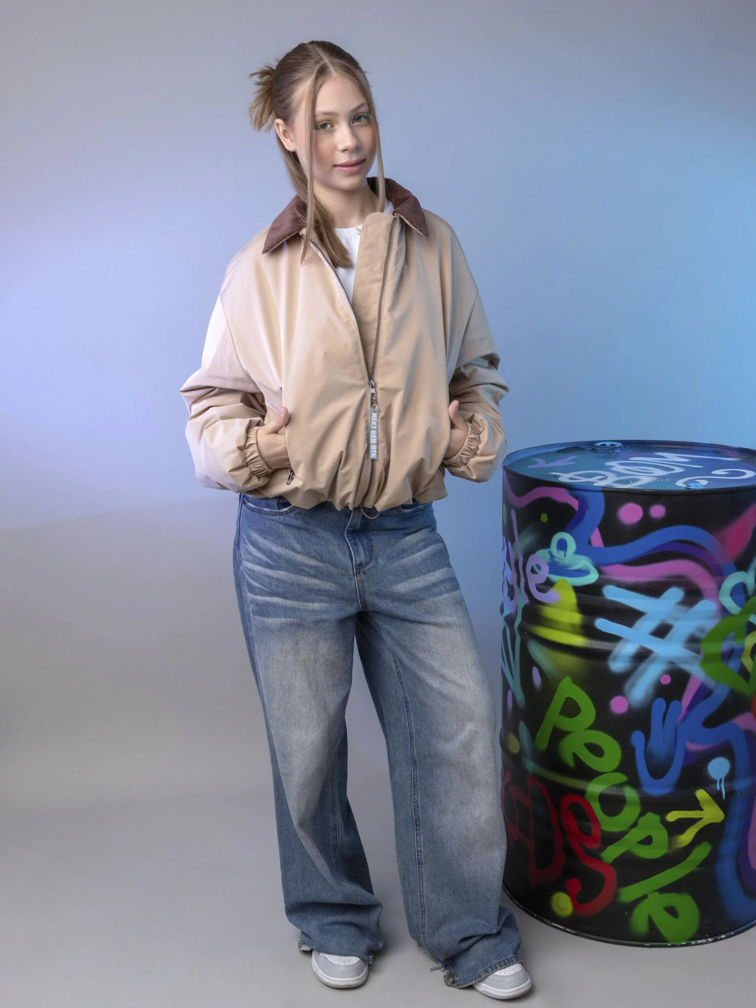 Куртка-бомбер для девочки Мирэль (0274-26в)