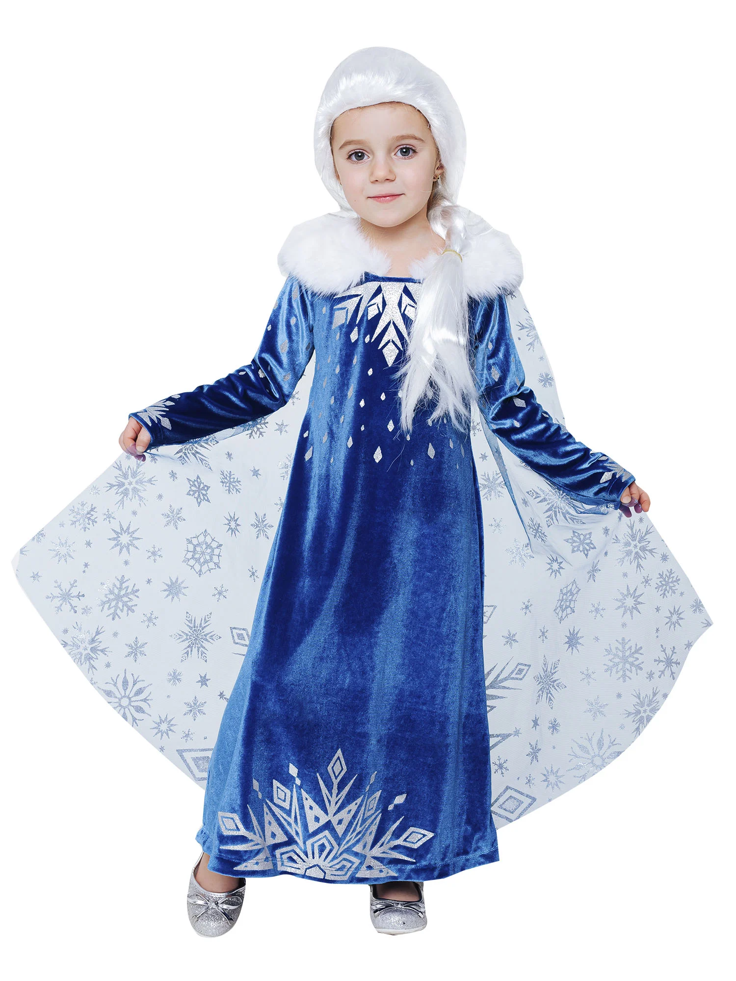 Костюм Эльза зимнее платье (9004 к-21)