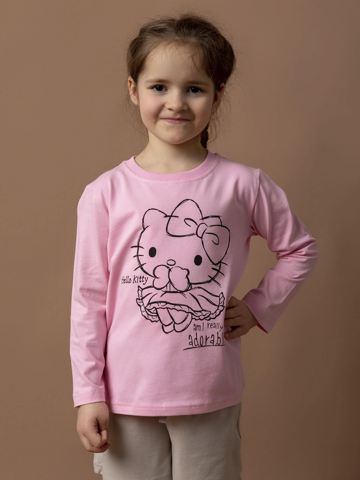 Лонгслив для девочки (027_ЛС26)