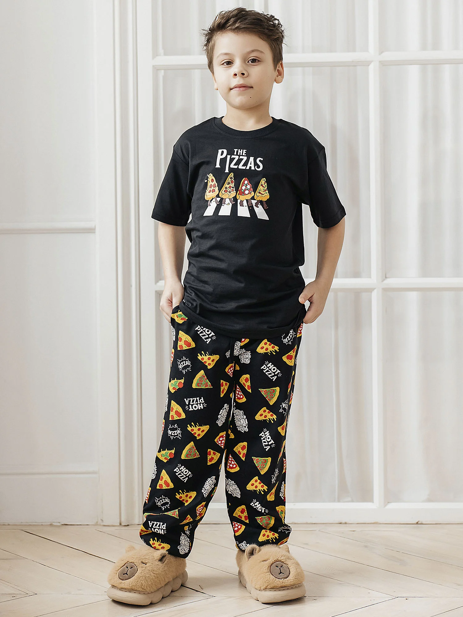 Комплект для мальчика футболка брюки (FBP_073)