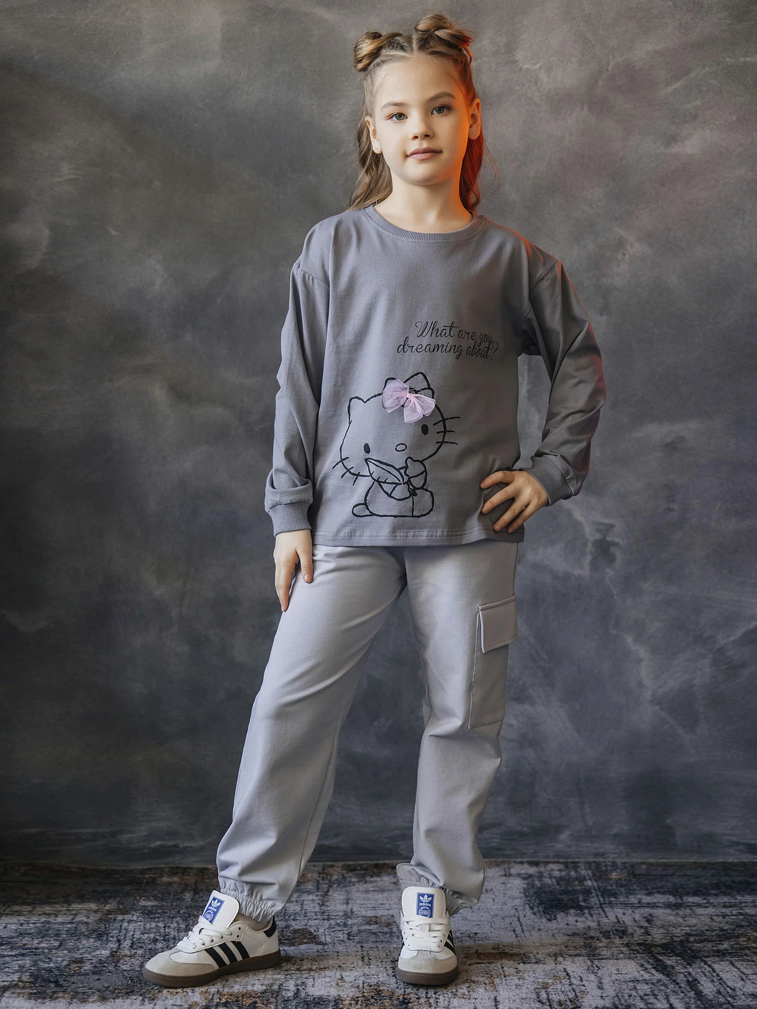 Лонгслив для девочки (028_ЛС26)