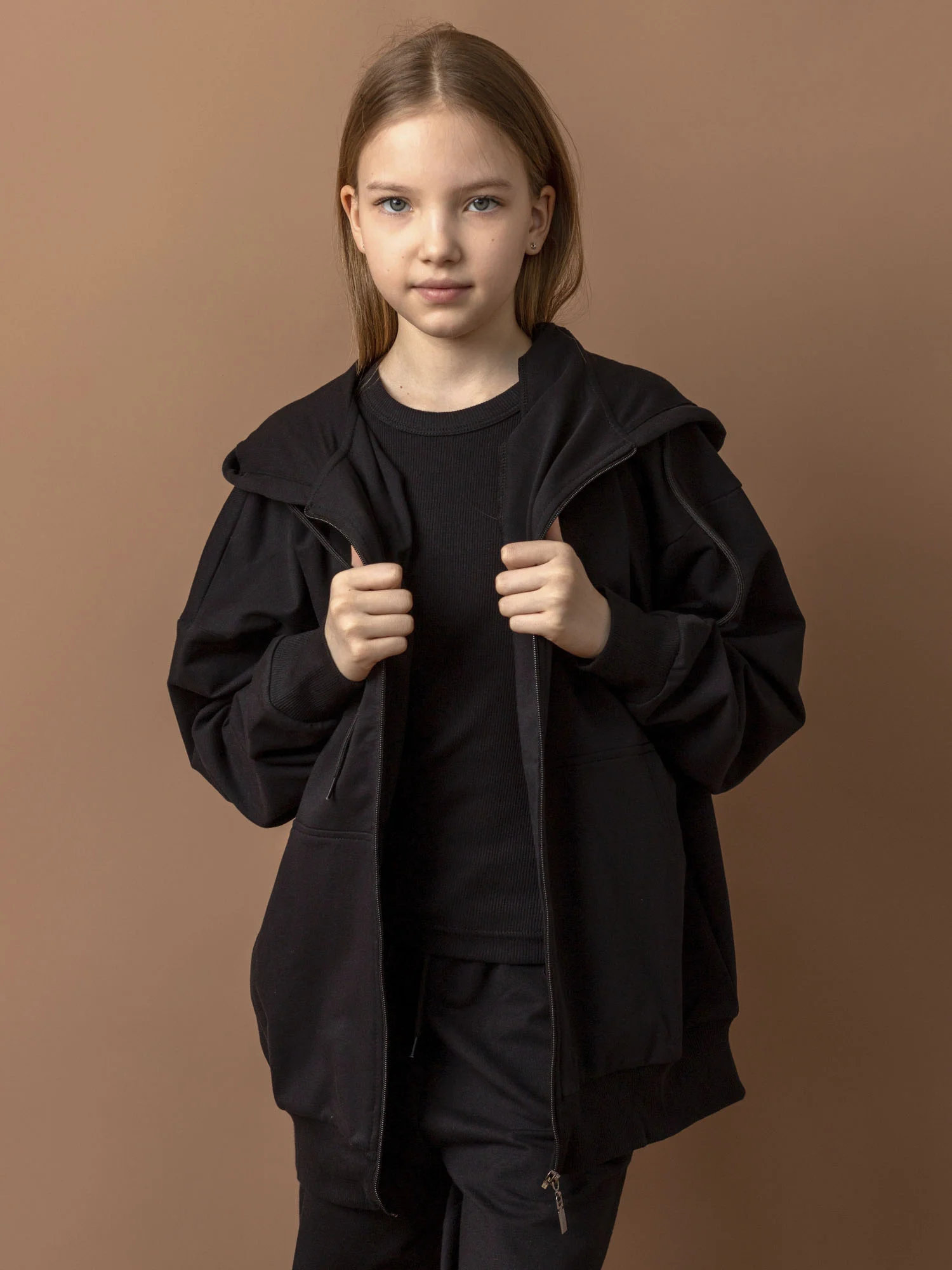 Худи на молнии (пуловер) унисекс (023_ЛП26)