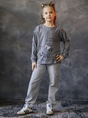 Лонгслив для девочки (028_ЛС26)