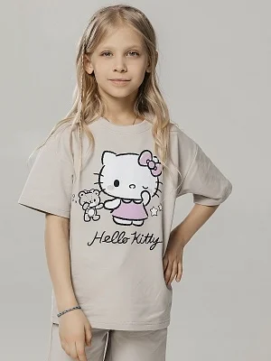 Комплект для девочки(футболка и шорты) (089_ЛС26)