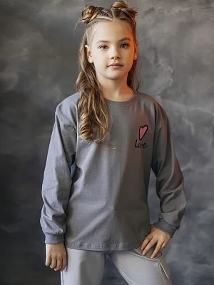 Лонгслив для девочки (028/1_ЛС26)