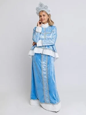 Костюм Снегурочка Настенька взрослая (3001 к-18)