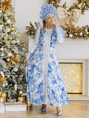 Костюм Снегурочка Царевна (3044 к-24)