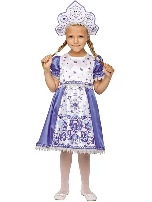 Костюм Снегурочка Зимние узоры (1024 к-18)