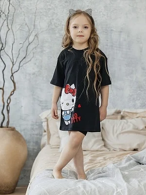 Комплект для девочки футболка и велосипедки (FBP_057)