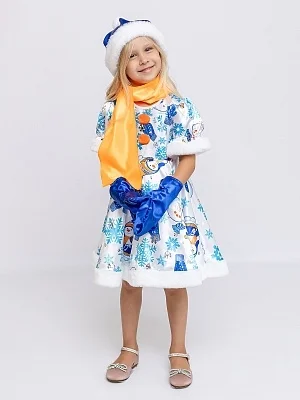 Костюм Снеговик Снежана (1025 к-18)