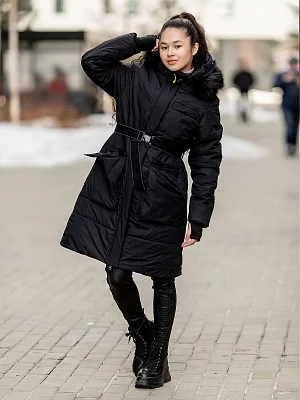 Пальто для девочки Амори (136-23з)