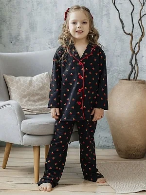 Комплект для девочки(футболка дл.рукав и брюки) (FBP_054)