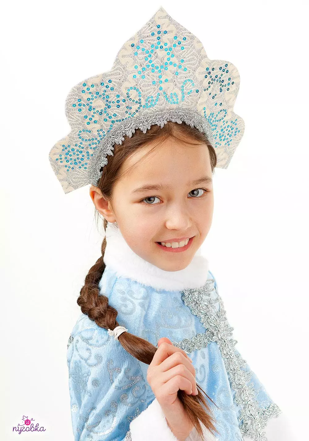 Кокошник Снегурочка Настенька (1040 к-18)