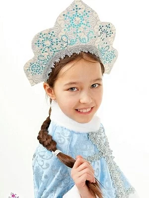 Кокошник Снегурочка Настенька (1040 к-18)
