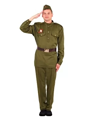 Костюм Солдат взрослый (2110 к-21)