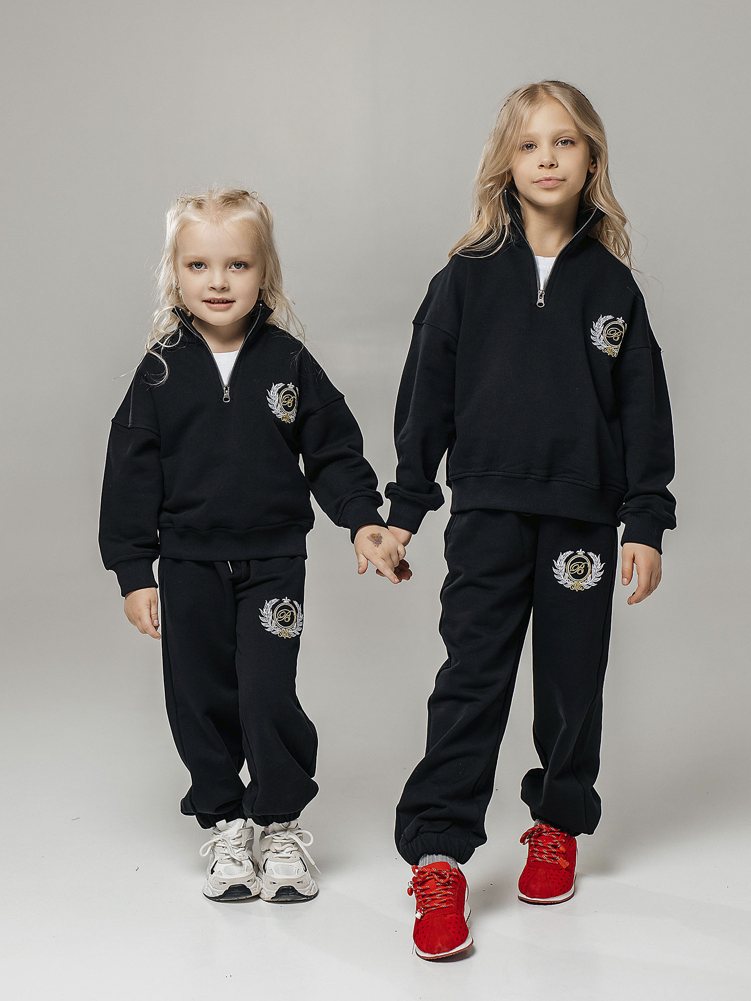 Костюм спортивный для девочки (толстовка и брюки) (FBD 004)