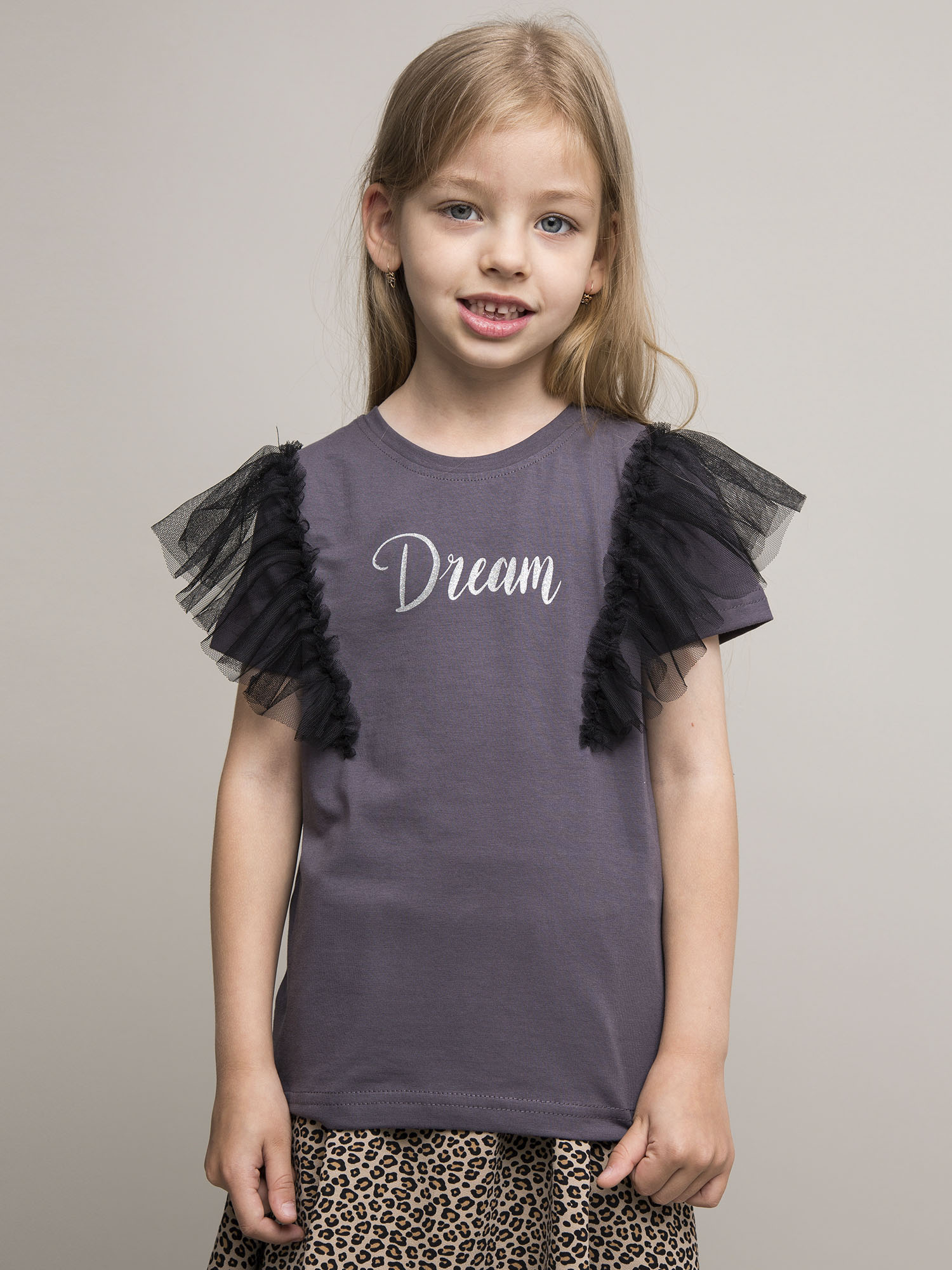 Футболка короткий рукав для девочки (002_ОС25)