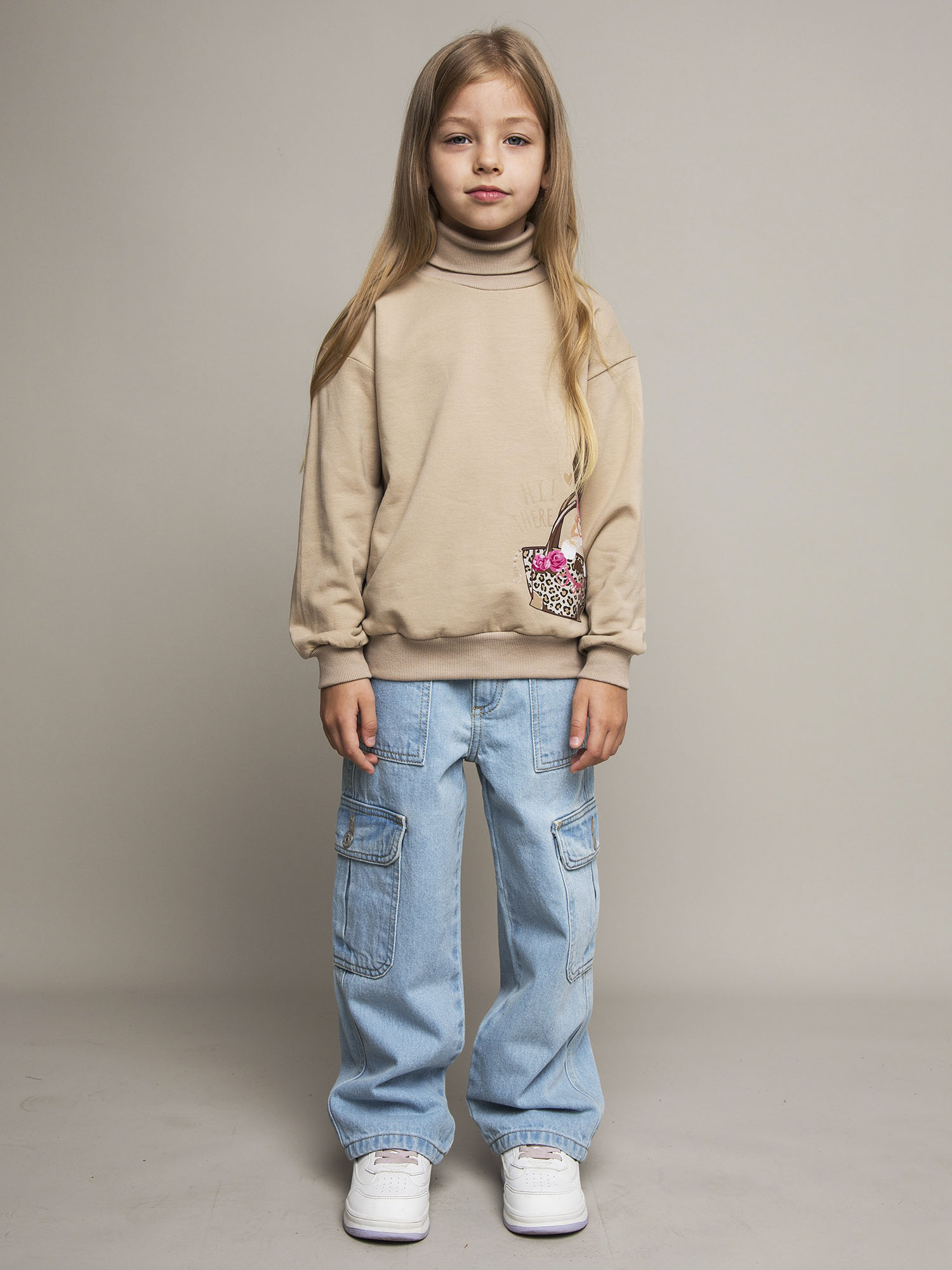 Водолазка джемпер для девочки (026_ОС25)