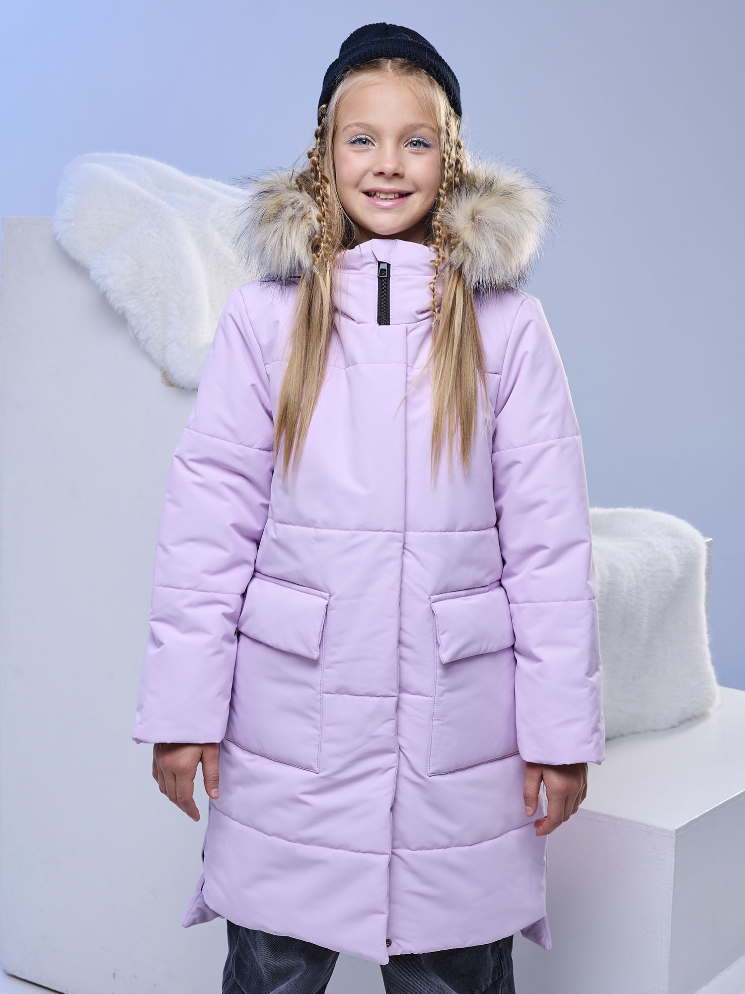 Пальто для девочки Даниэль (233-26з)