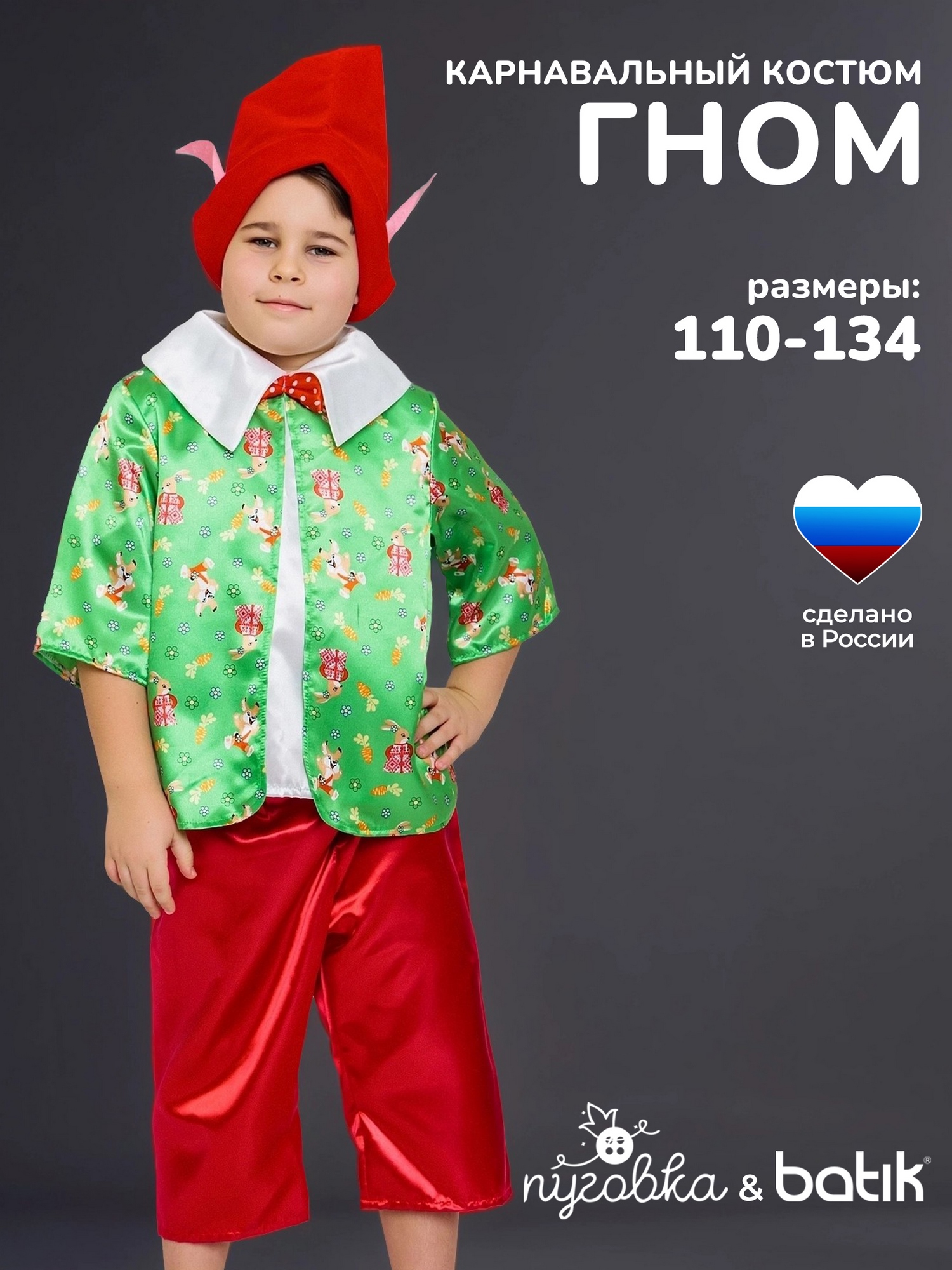 Костюм Гном Вася (2191 к-24)