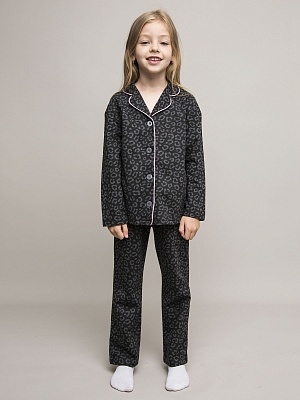 Комплект для девочки (футболка длинный рукав и брюки) (013_ОП25)