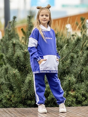 Спортивный костюм (пуловер брюки) для девочки (051_ОС22)