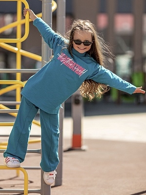 Свитшот для девочки с длинным рукавом (043_ОС22)