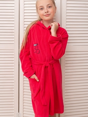 Халат односторонняя махра с начесом для девочки (01415_BAT)