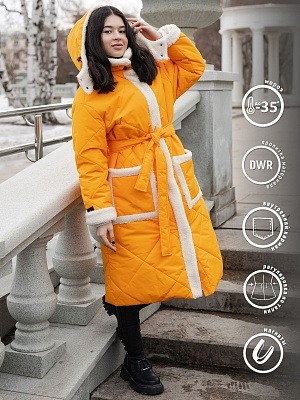 Пальто для девочки "Герда" (441-24з)