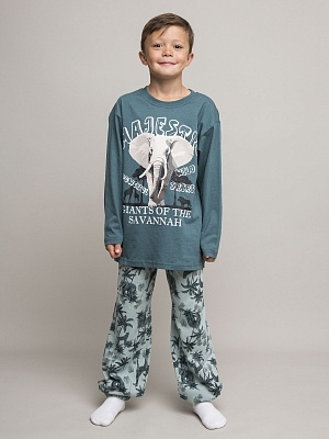 Комплект для мальчика (футболка длинный рукав и брюки) (017_ОП25)