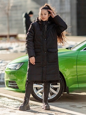 Пальто для девочки Лиана (134-23з)