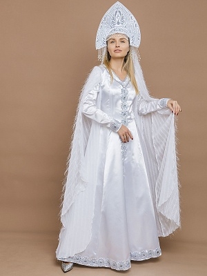 Костюм Снегурочка Царевна-Лебедь размер (3050 к-25)