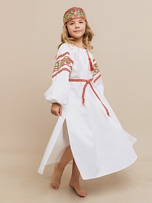 Костюм Купава платье-рубашка детская (1126 к-25)