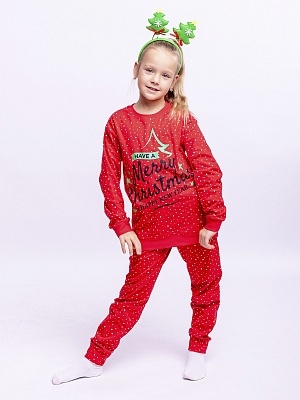 Пижама футболка с длинным рукавом и брюки (0037_НК)