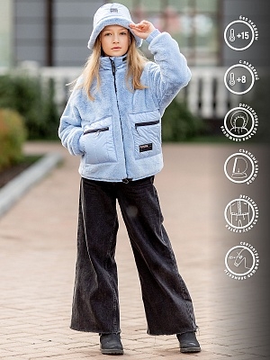 Куртка меховая для девочки Веста (563-23в)