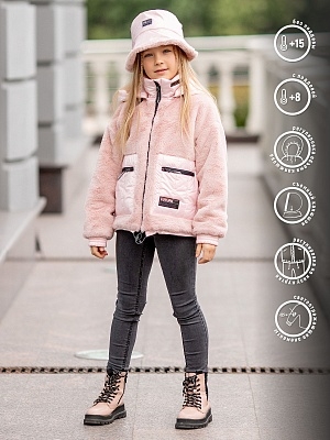 Куртка меховая для девочки Веста (563-23в)