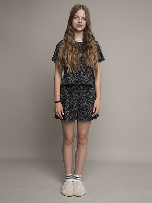 Комплект для девочки (футболка короткий рукав шорты) (002_ОП25)