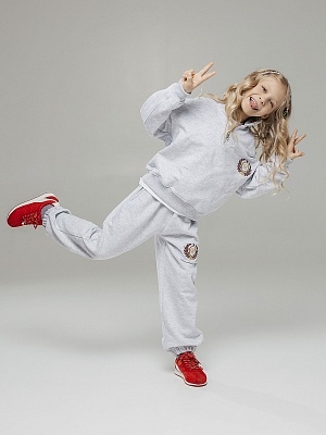 Костюм спортивный для девочки (толстовка и брюки) (FBD 003)