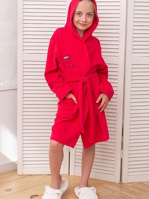 Халат двухсторонняя махра для девочки (01412_BAT)