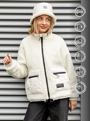 Куртка меховая для девочки Веста (564-23в)