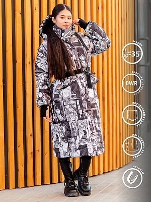 Пальто для девочки Бэкки (443-24з)