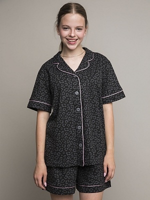 Комплект для девочки (футболка короткий рукав шорты) (006_ОП25)