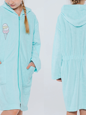 Халат для девочки односторонняя махра (02680_BAT)