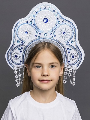 Кокошник Снегурочка Лиза (3022 к-21)